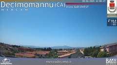 view from Decimomannu on 2025-06-08
