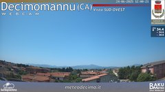 view from Decimomannu on 2025-06-24