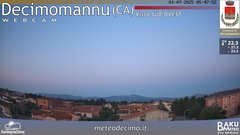 view from Decimomannu on 2025-07-01