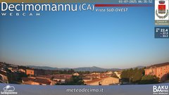 view from Decimomannu on 2025-07-01