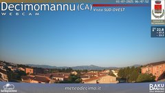 view from Decimomannu on 2025-07-01