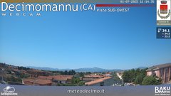 view from Decimomannu on 2025-07-01