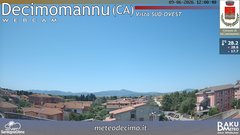 view from Decimomannu on 2026-06-09