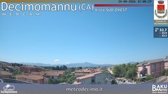view from Decimomannu on 2026-08-10