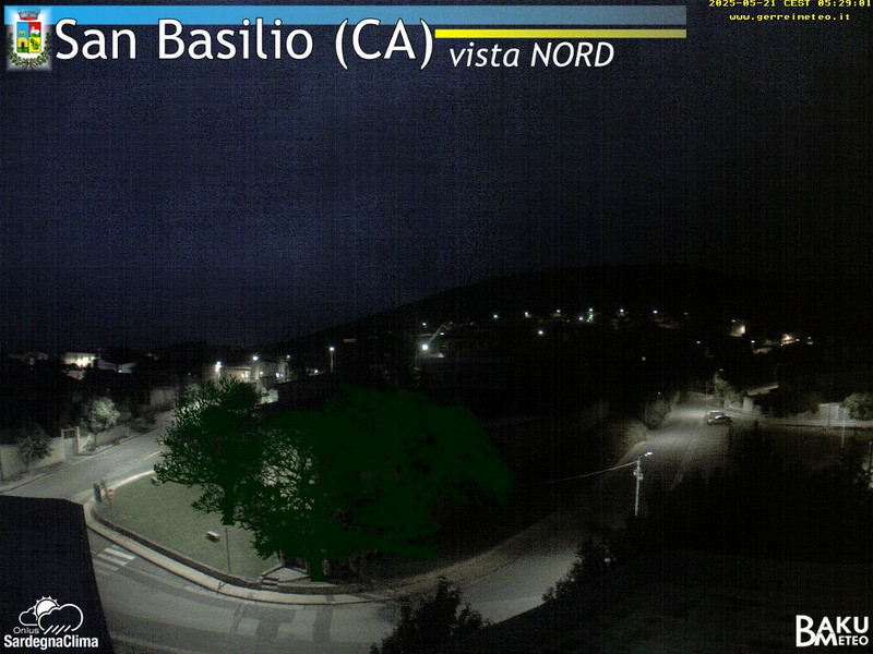 time-lapse frame, San Basilio webcam