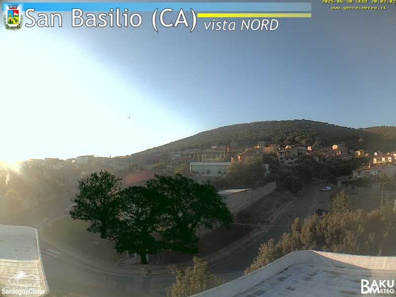 time-lapse frame, San Basilio webcam