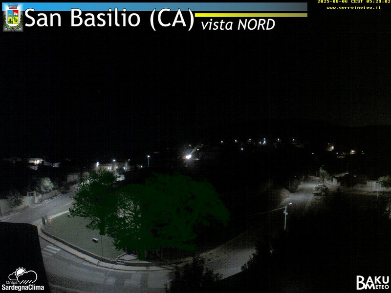 time-lapse frame, San Basilio webcam