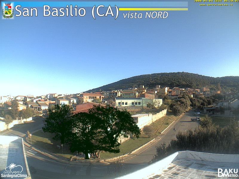 time-lapse frame, San Basilio webcam