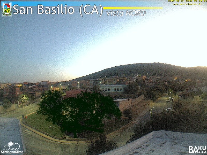 time-lapse frame, San Basilio webcam