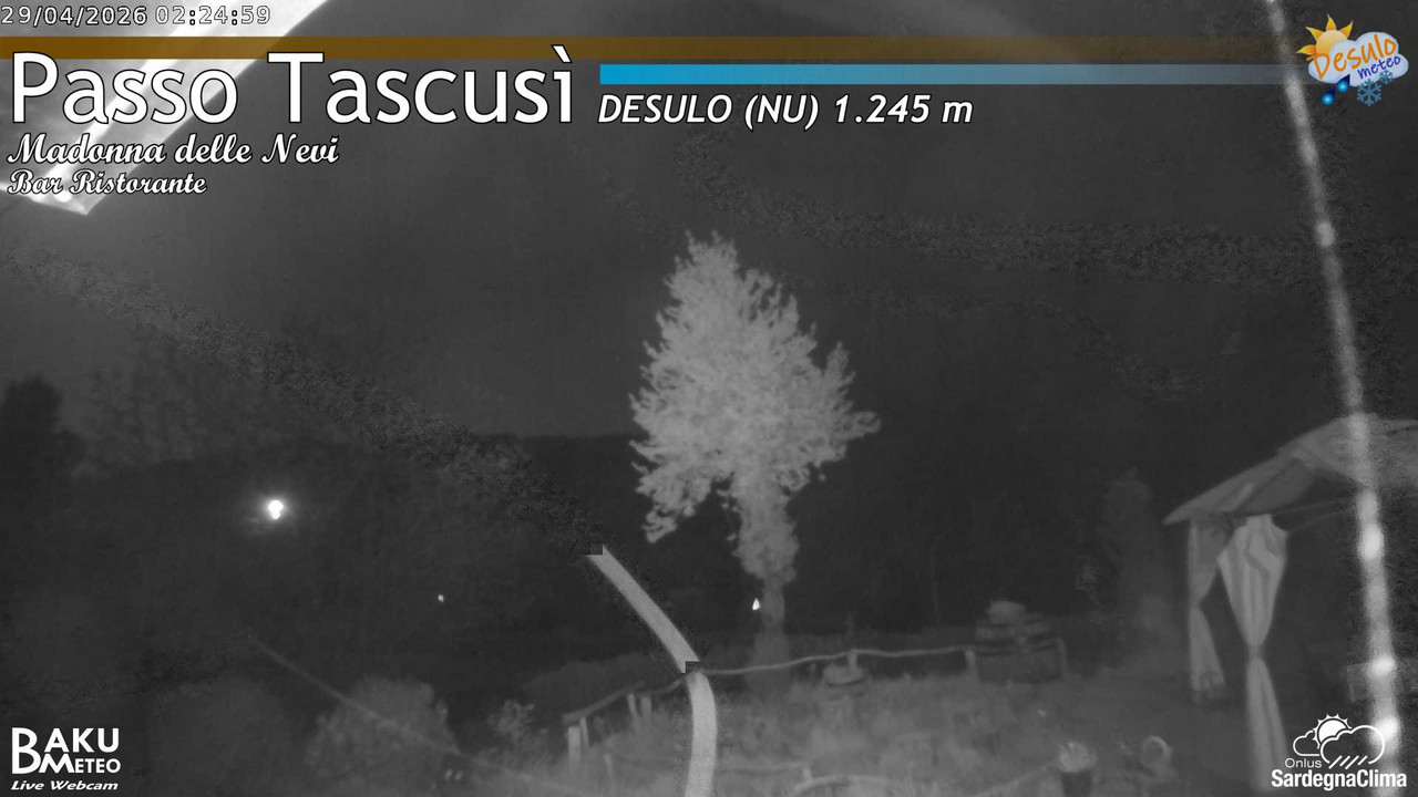 time-lapse frame, Tascusì webcam