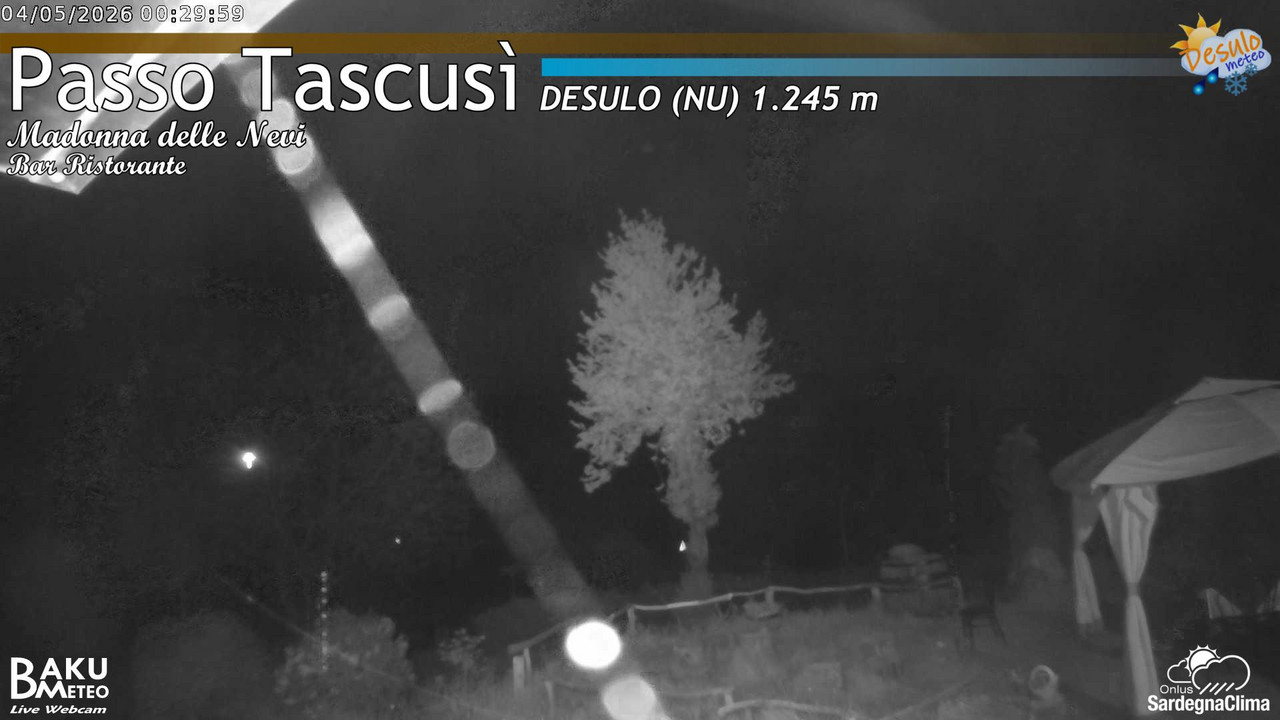 time-lapse frame, Tascusì webcam
