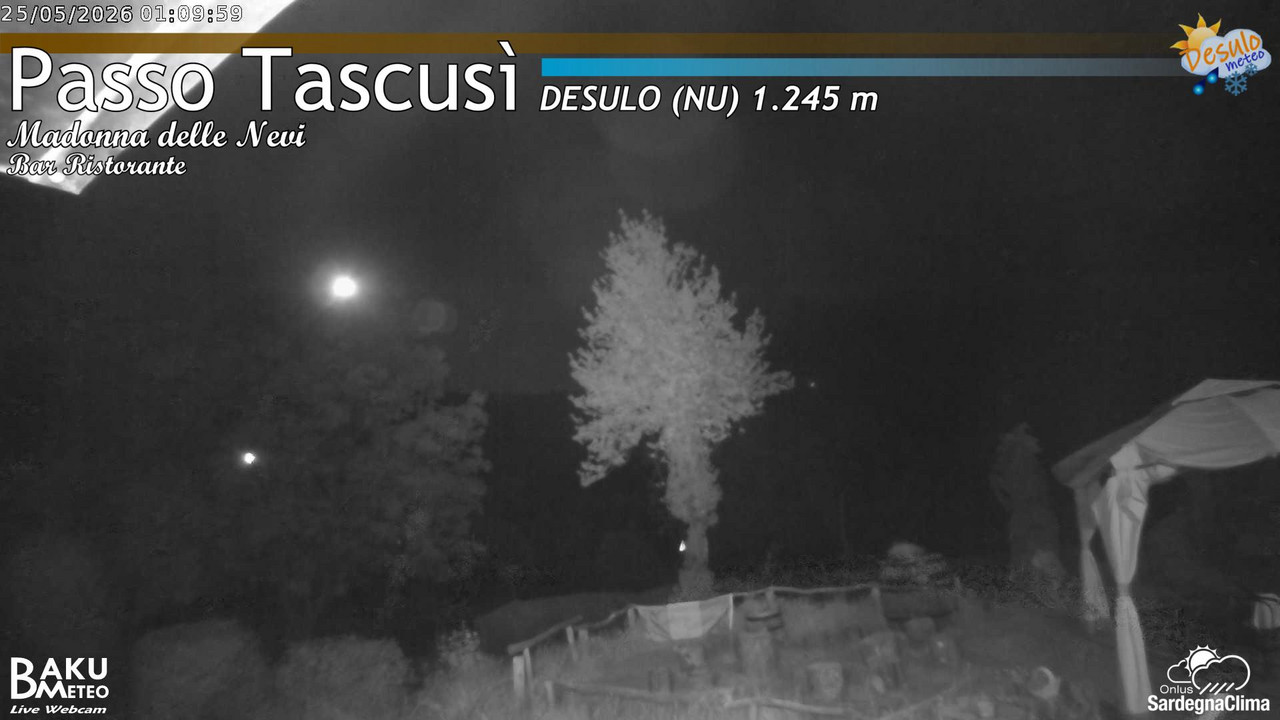 time-lapse frame, Tascusì webcam