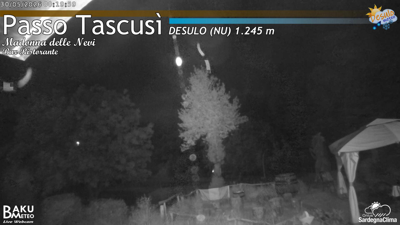 time-lapse frame, Tascusì webcam