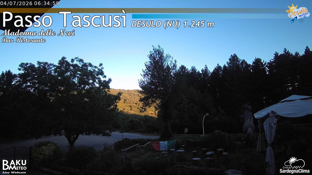 time-lapse frame, Tascusì webcam