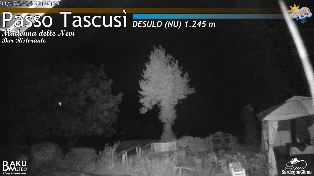time-lapse frame, Tascusì webcam