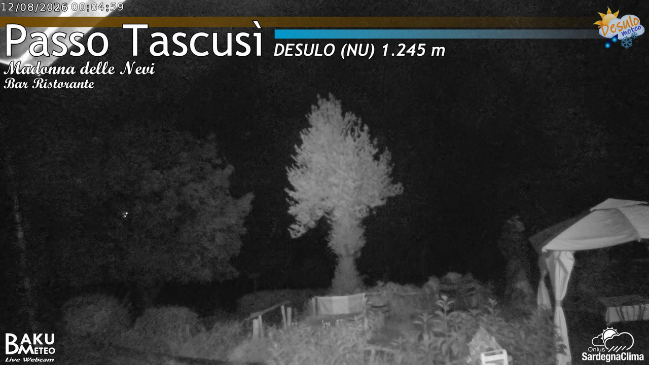 time-lapse frame, Tascusì webcam