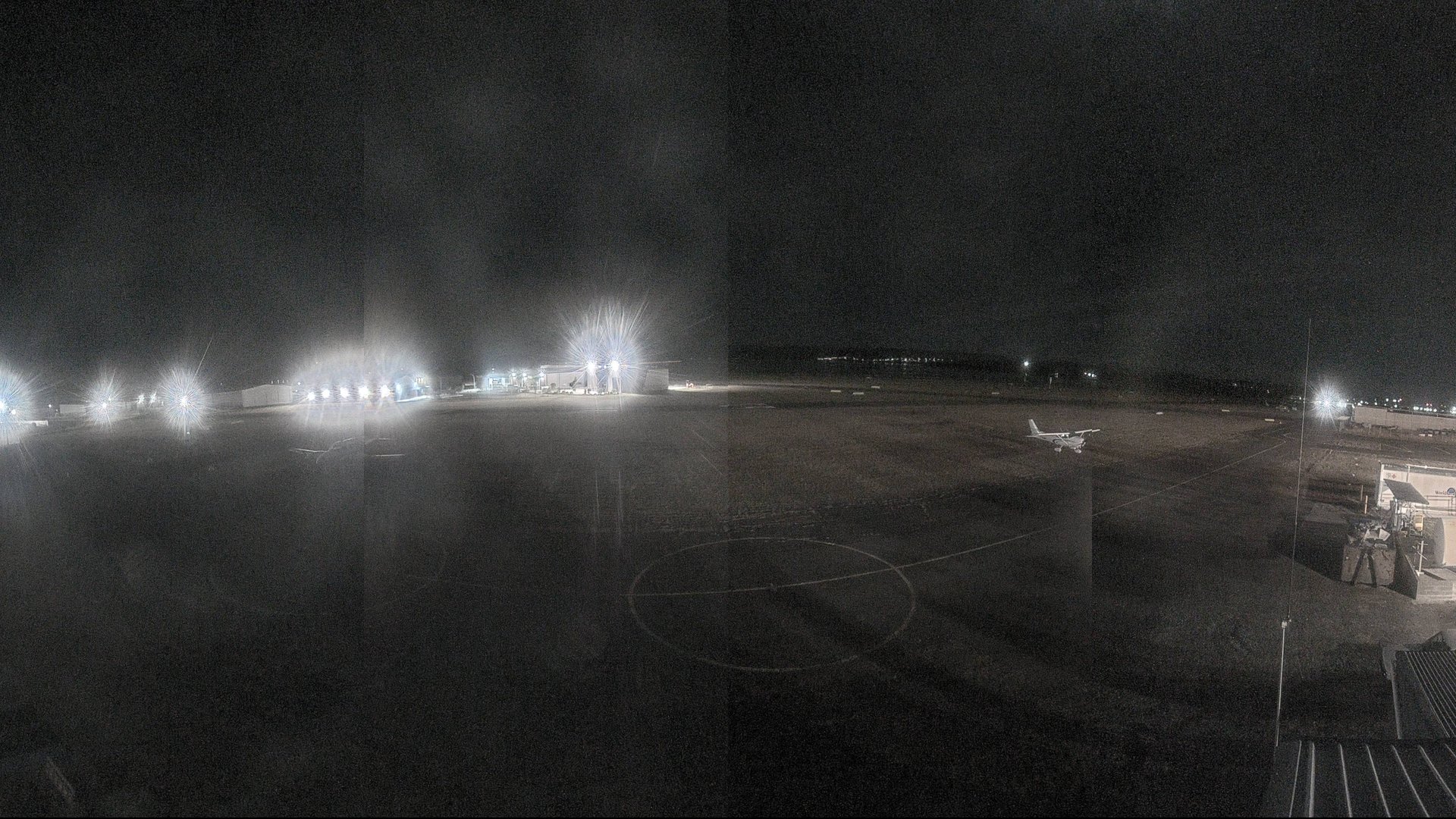 time-lapse frame, Cambridge Airport webcam