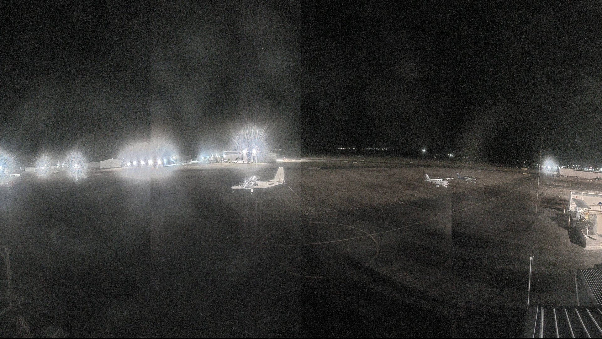 time-lapse frame, Cambridge Airport webcam