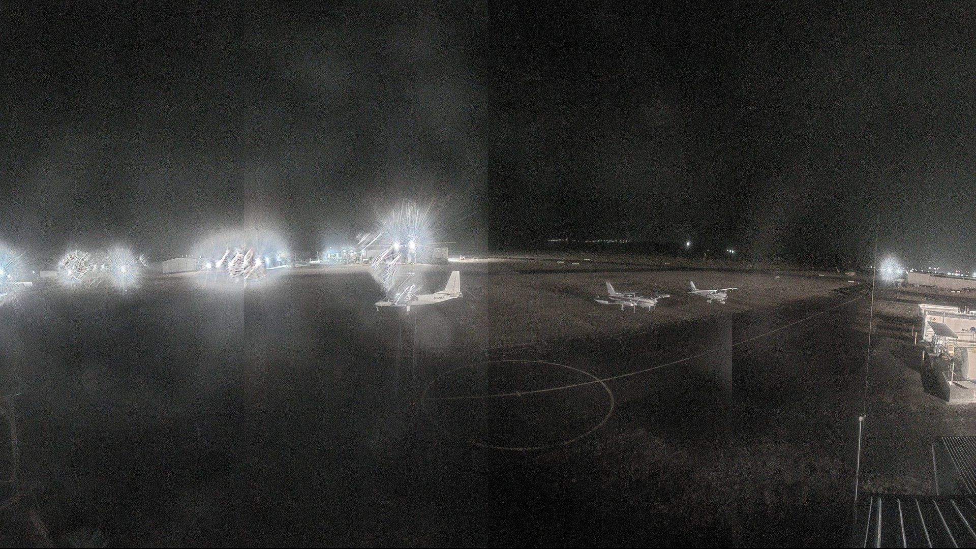 time-lapse frame, Cambridge Airport webcam