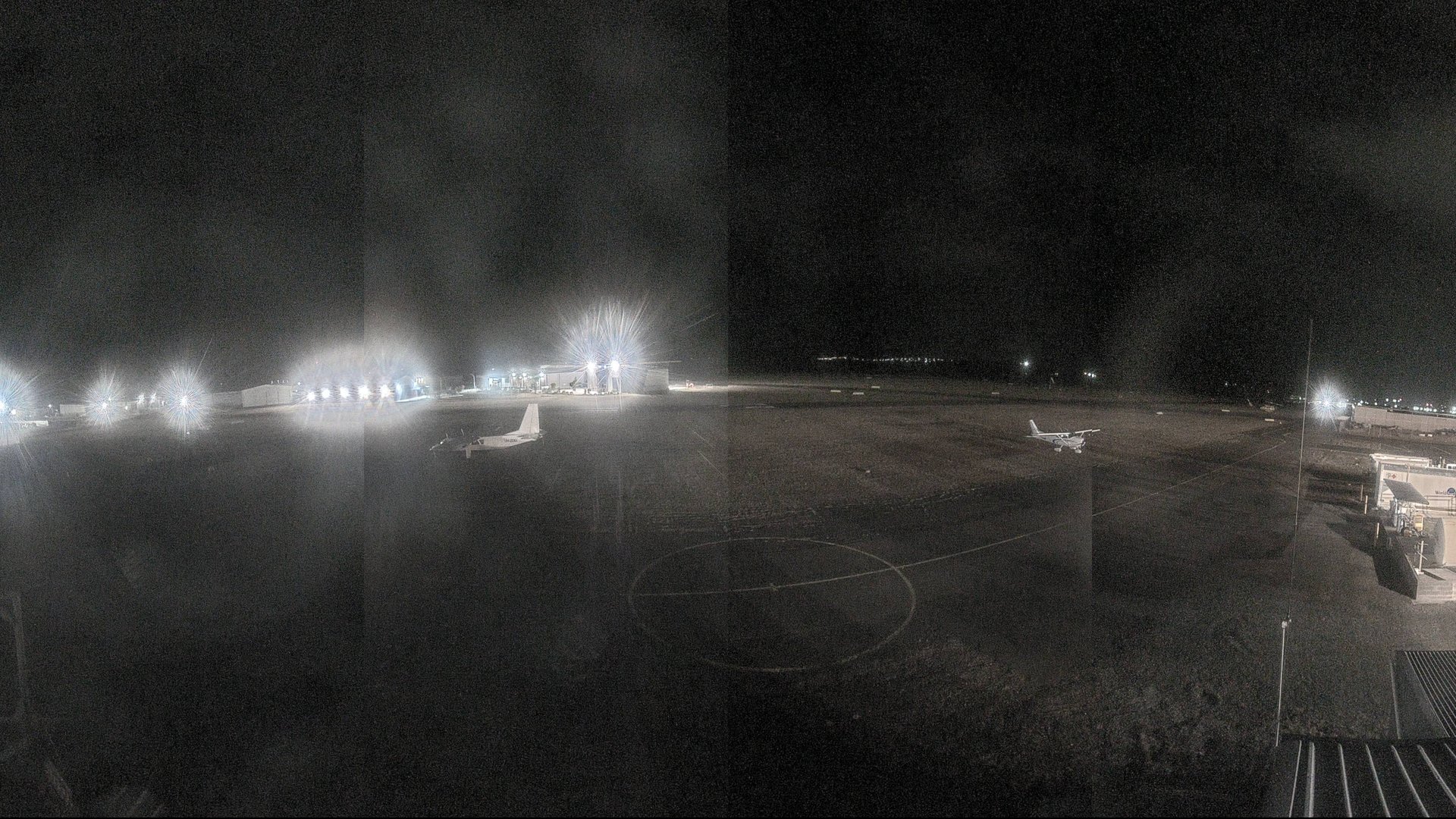 time-lapse frame, Cambridge Airport webcam