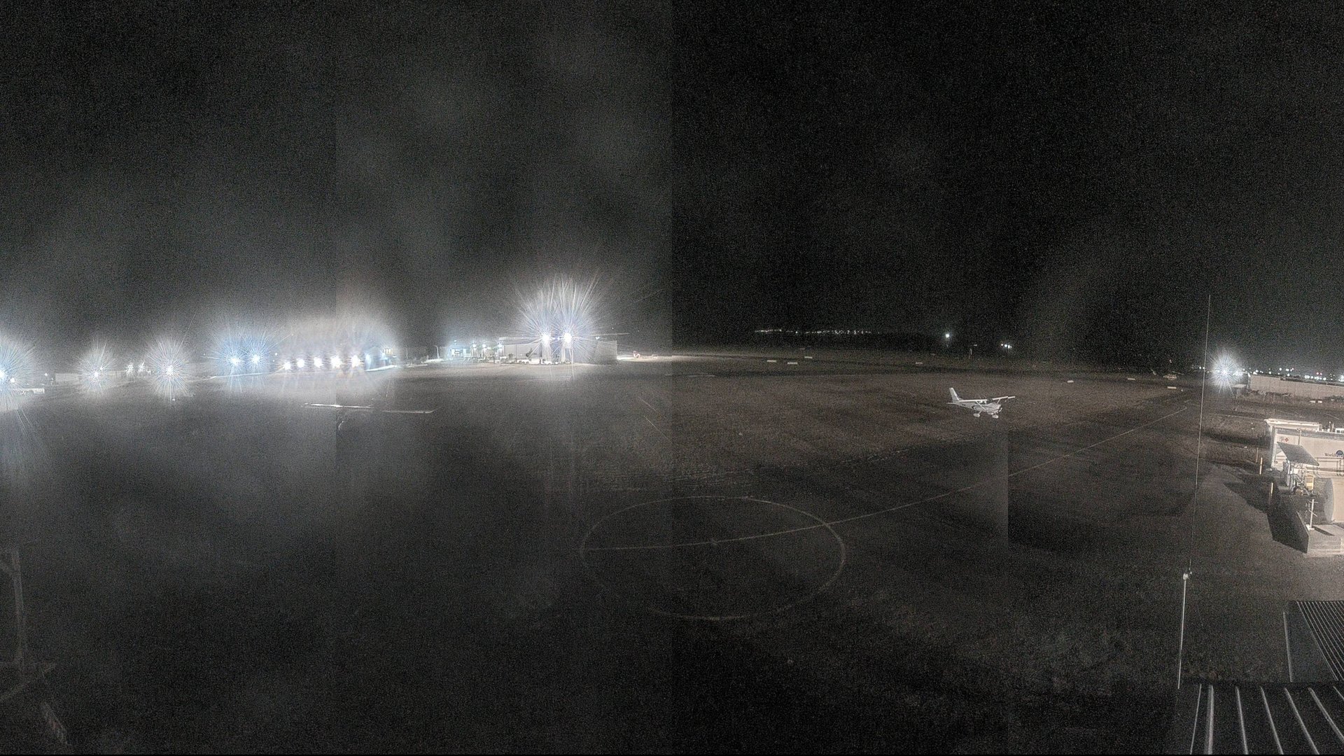 time-lapse frame, Cambridge Airport webcam