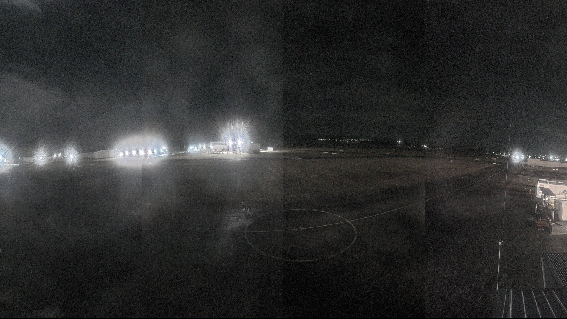 time-lapse frame, Cambridge Airport webcam
