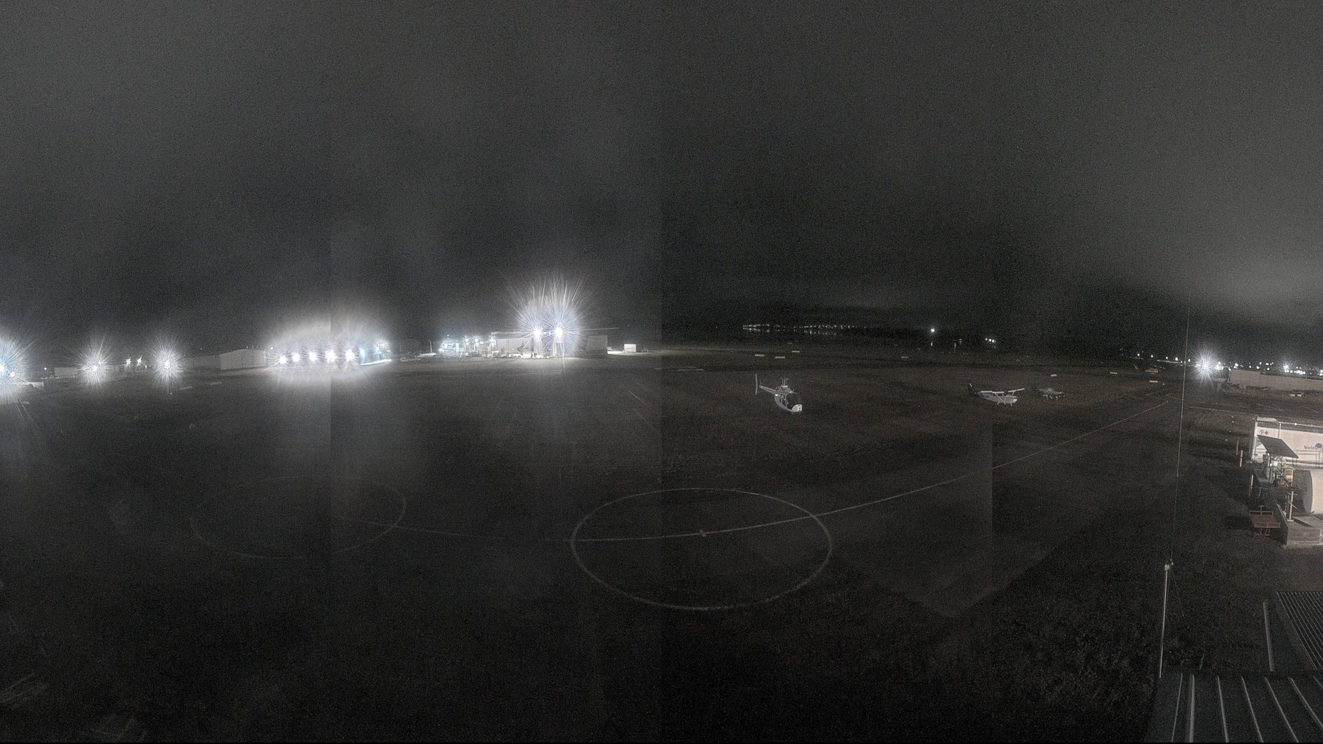 time-lapse frame, Cambridge Airport webcam