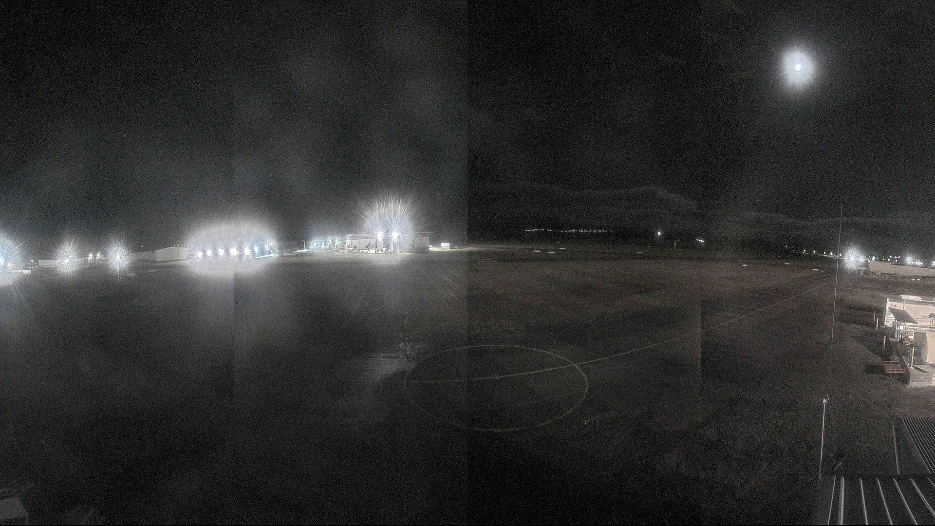 time-lapse frame, Cambridge Airport webcam