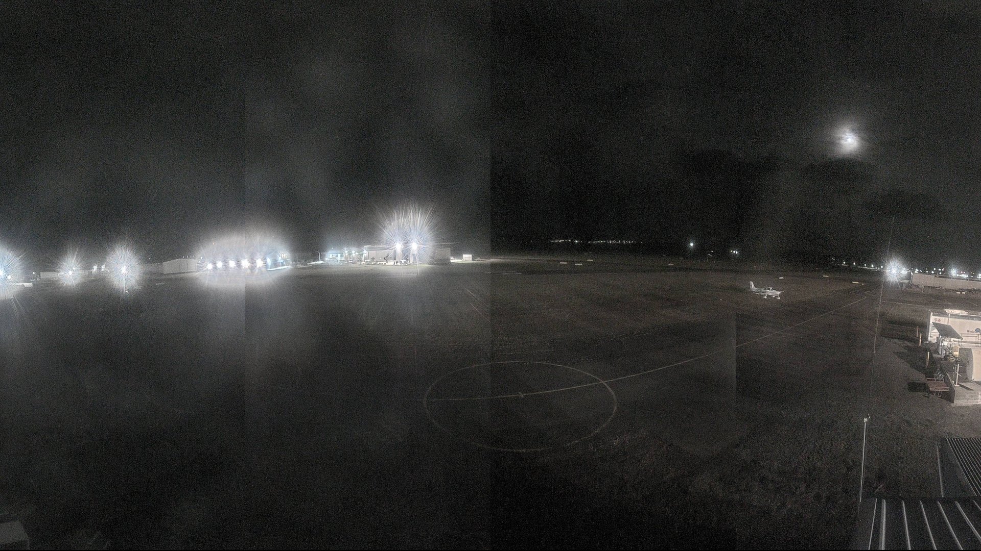 time-lapse frame, Cambridge Airport webcam
