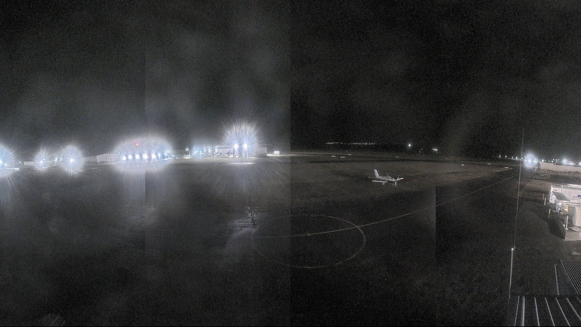 time-lapse frame, Cambridge Airport webcam