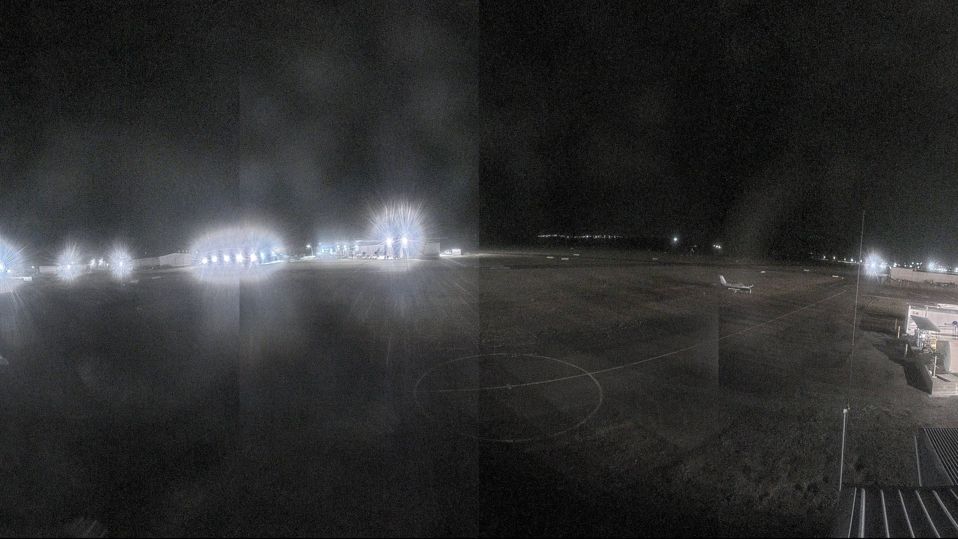 time-lapse frame, Cambridge Airport webcam