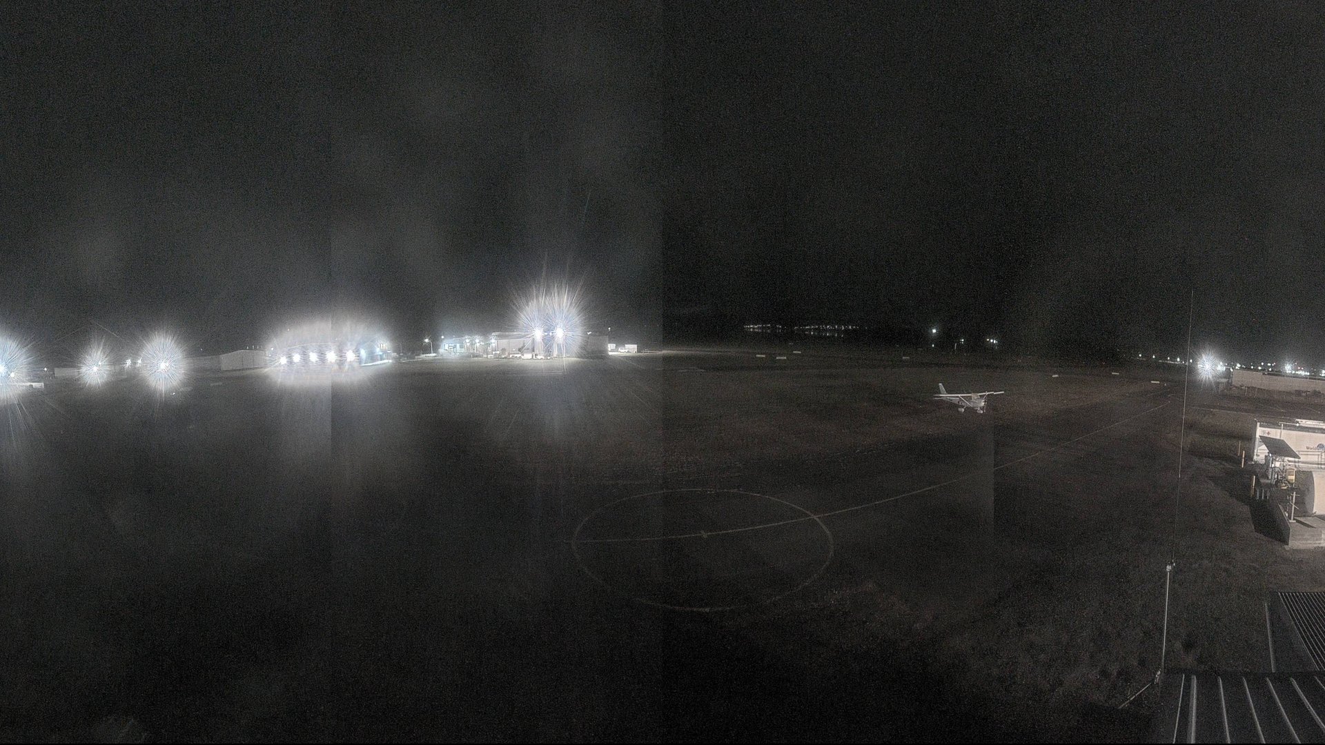 time-lapse frame, Cambridge Airport webcam