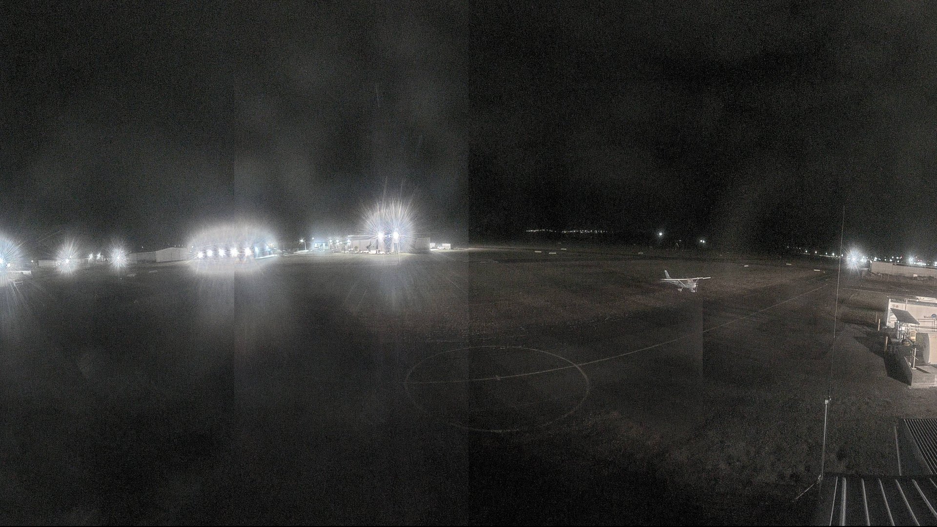 time-lapse frame, Cambridge Airport webcam
