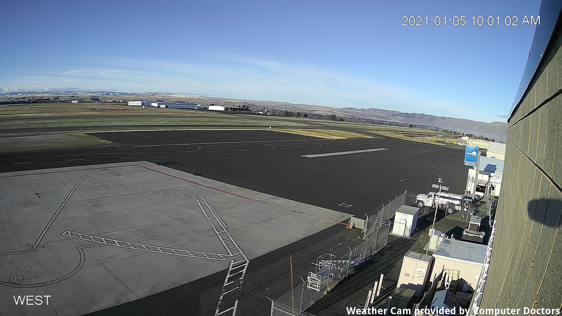 time-lapse frame, West webcam
