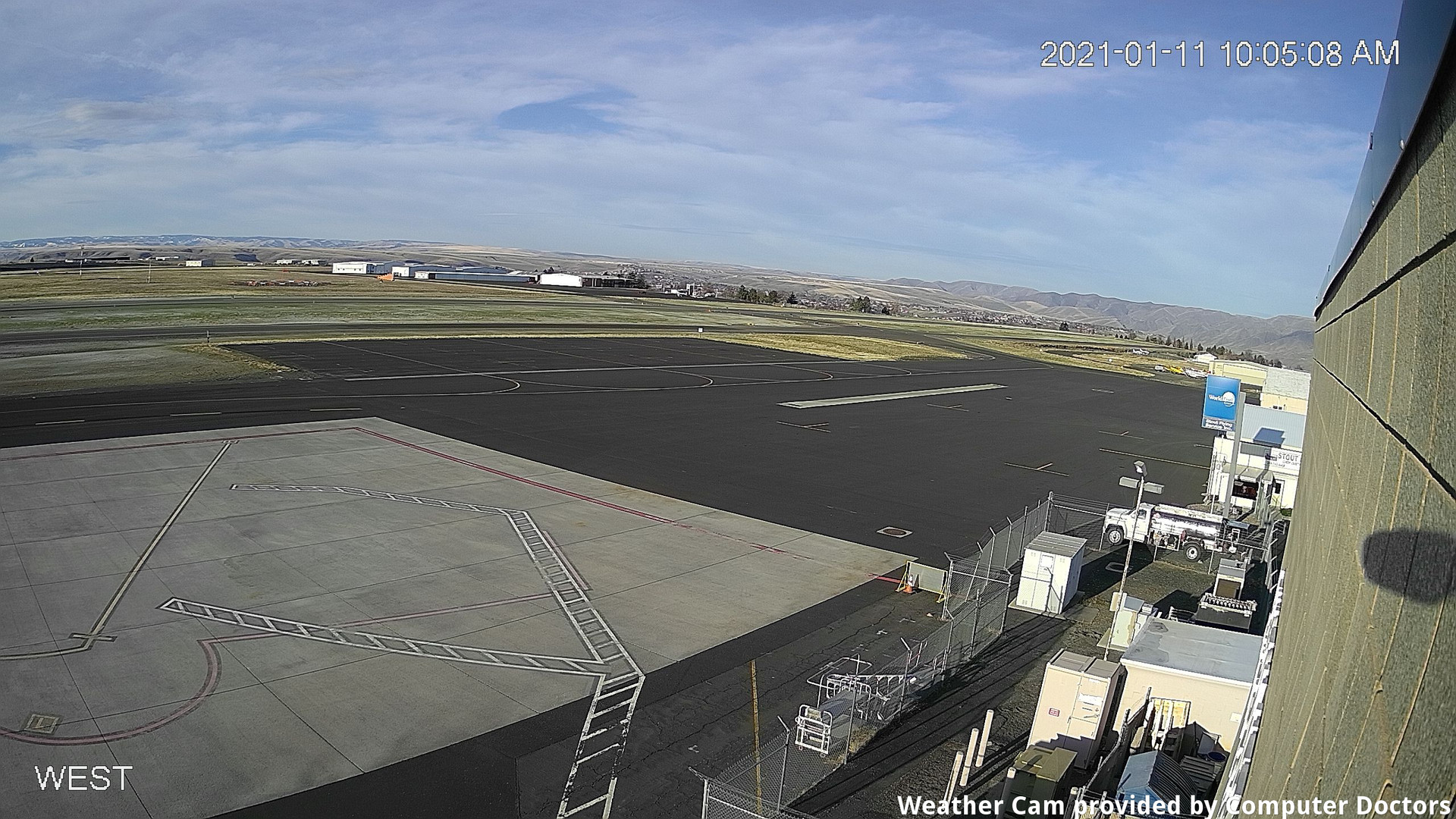 time-lapse frame, West webcam