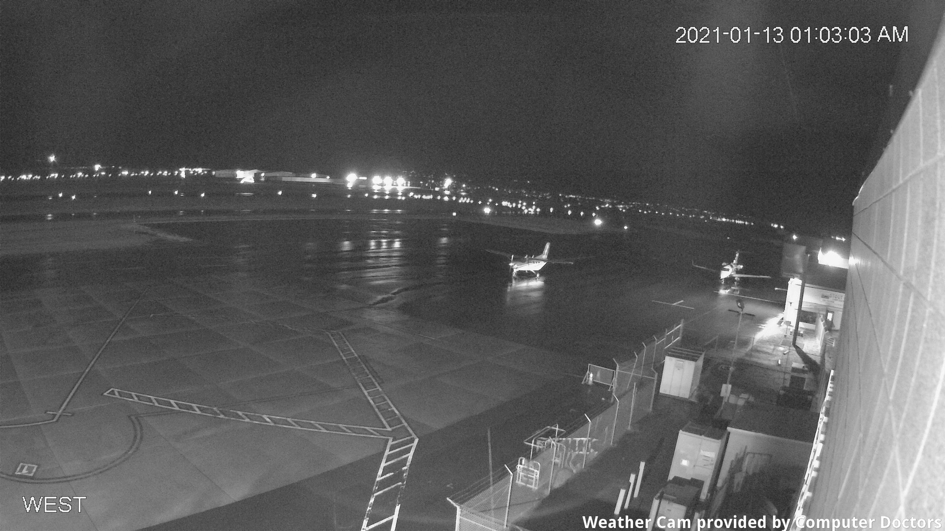 time-lapse frame, West webcam