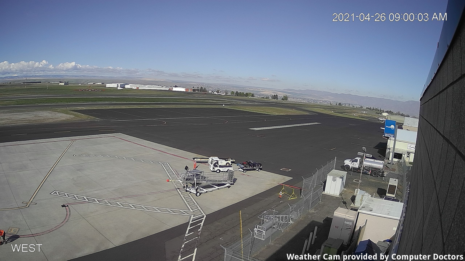 time-lapse frame, West webcam