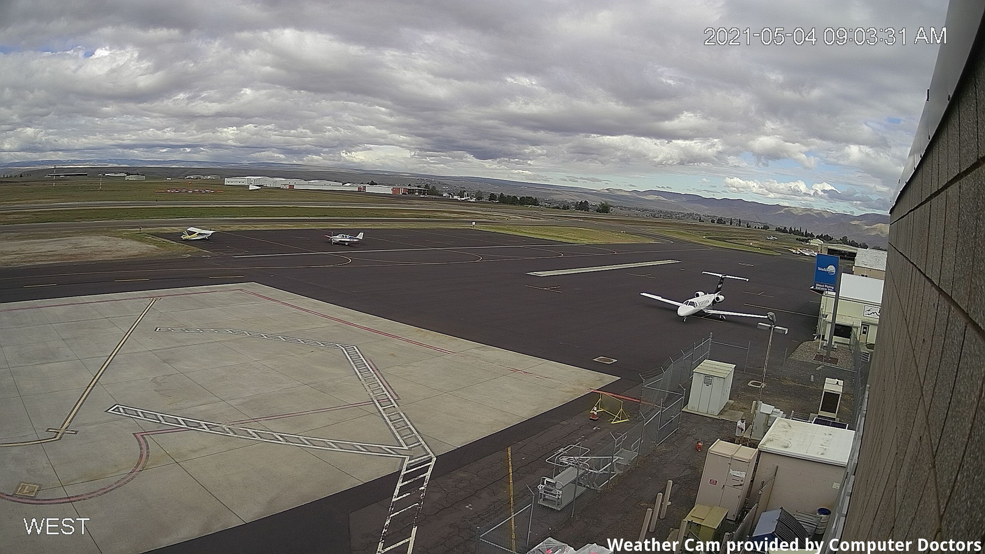time-lapse frame, West webcam