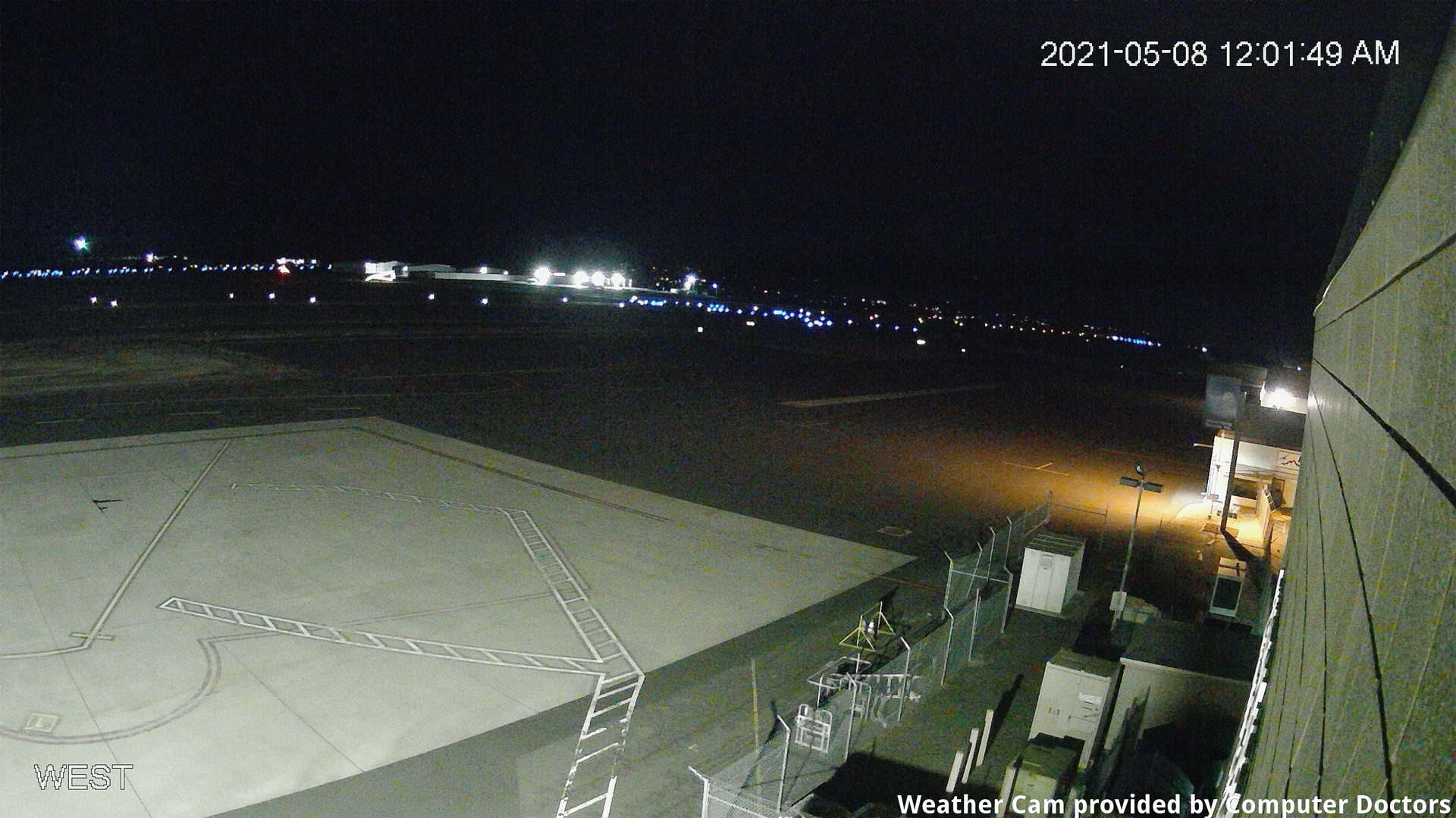 time-lapse frame, West webcam