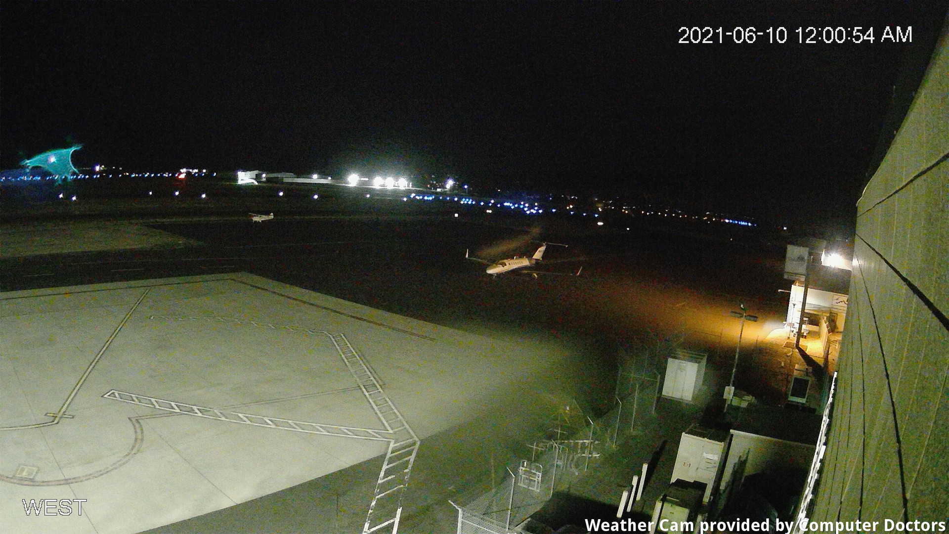 time-lapse frame, West webcam