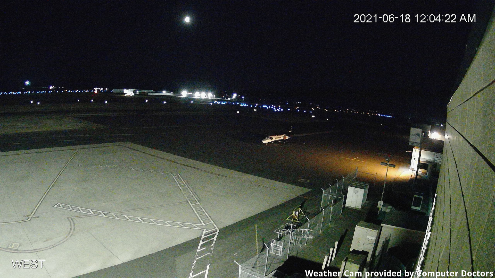 time-lapse frame, West webcam