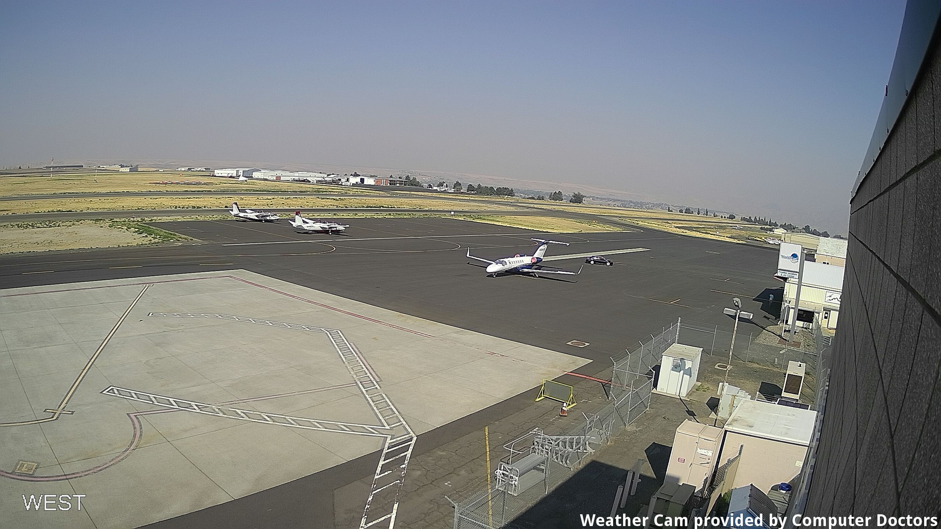 time-lapse frame, West webcam