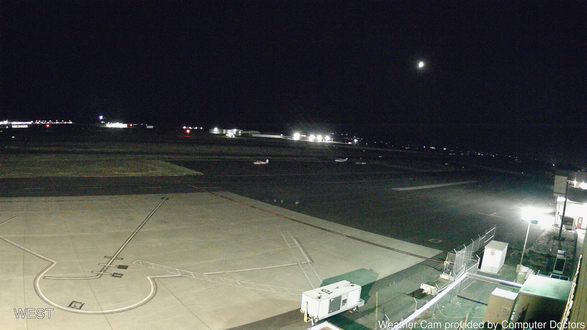 time-lapse frame, West webcam