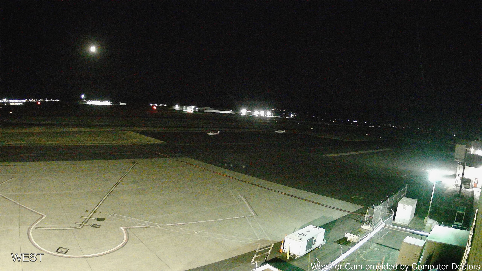 time-lapse frame, West webcam