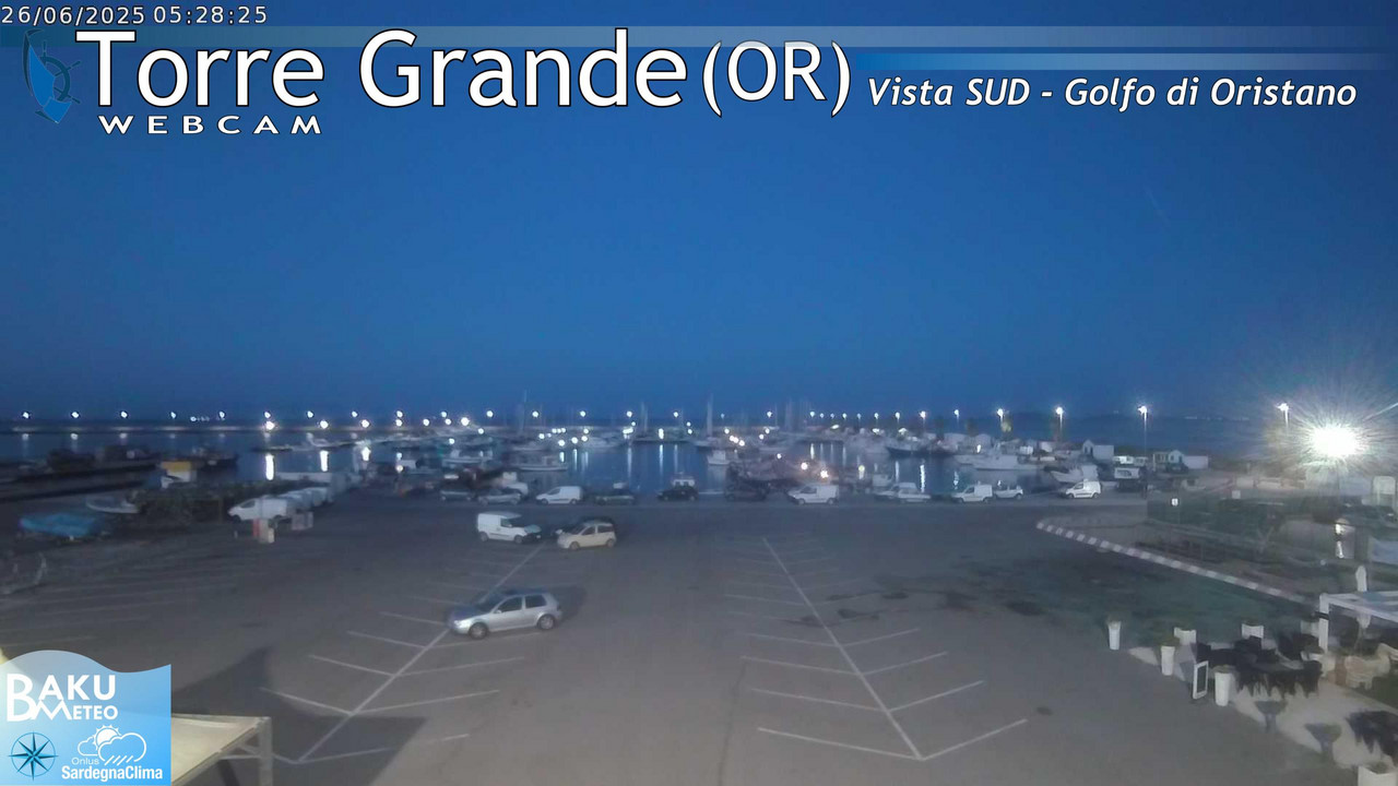 time-lapse frame, Torre Grande webcam