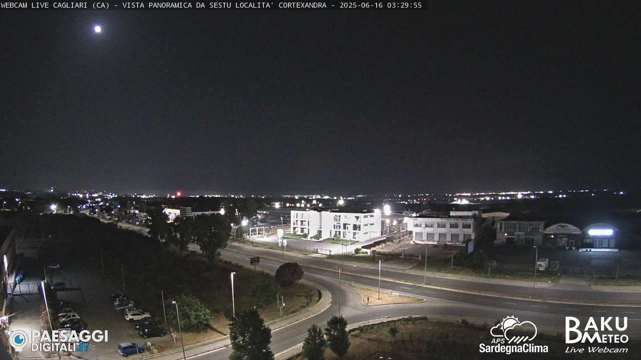 time-lapse frame, Sestu Cortexandra webcam