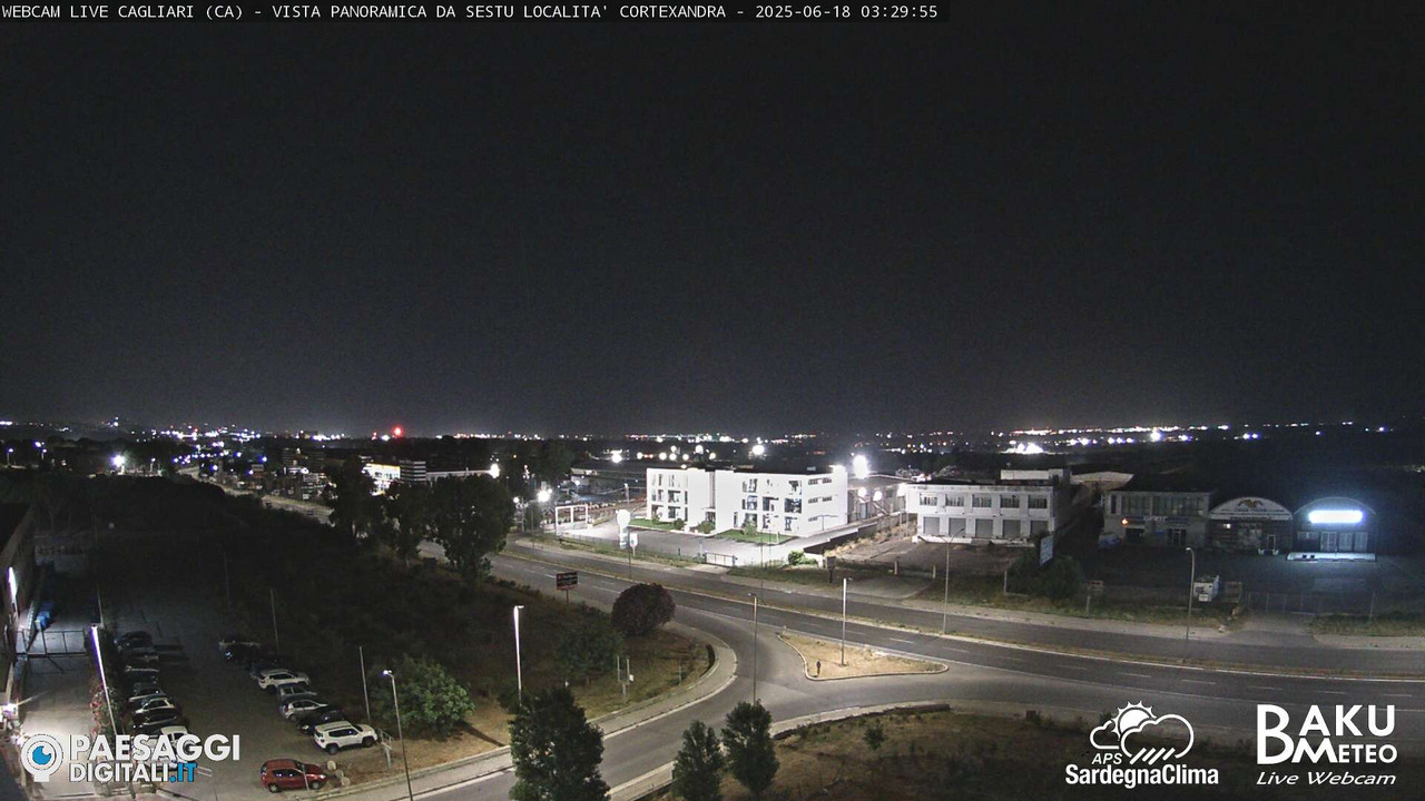 time-lapse frame, Sestu Cortexandra webcam