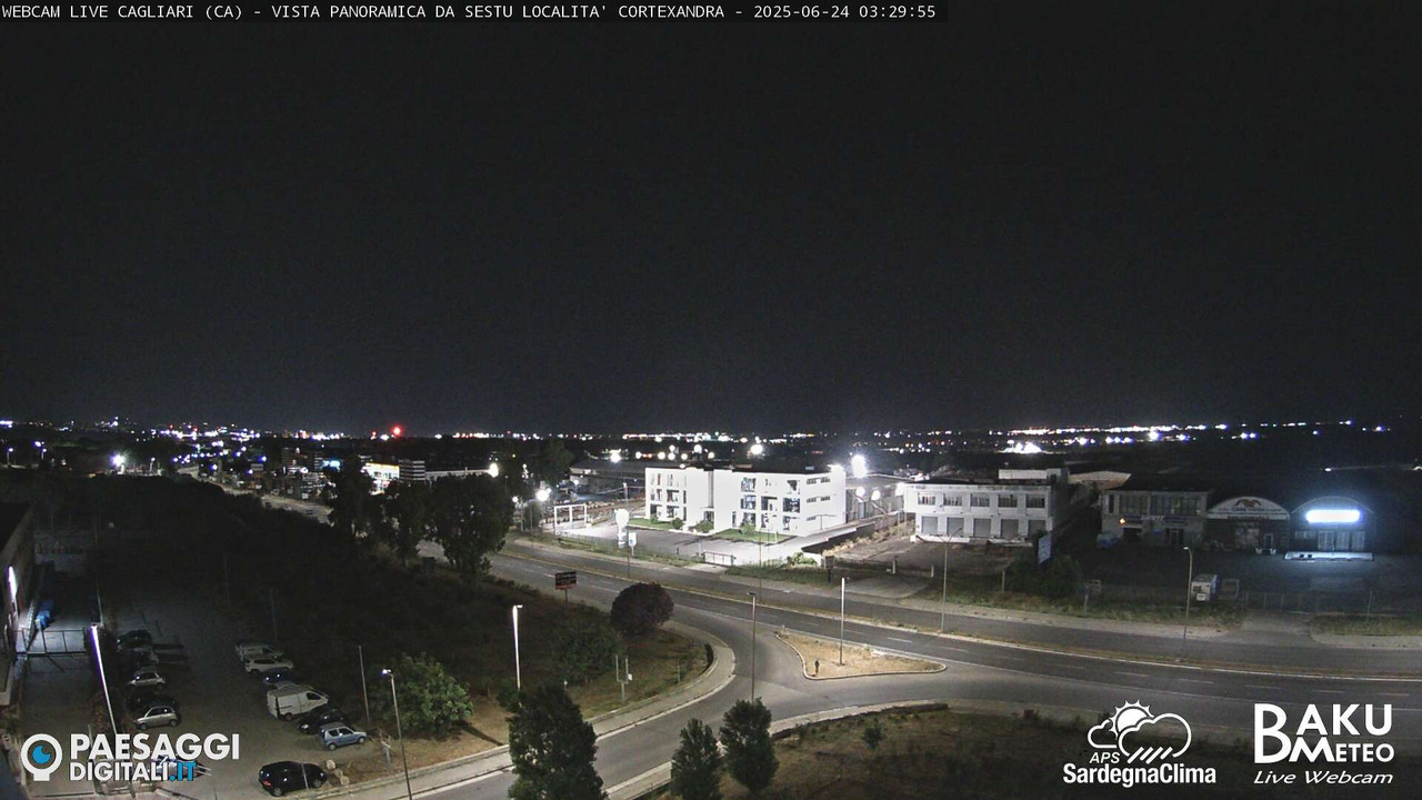 time-lapse frame, Sestu Cortexandra webcam