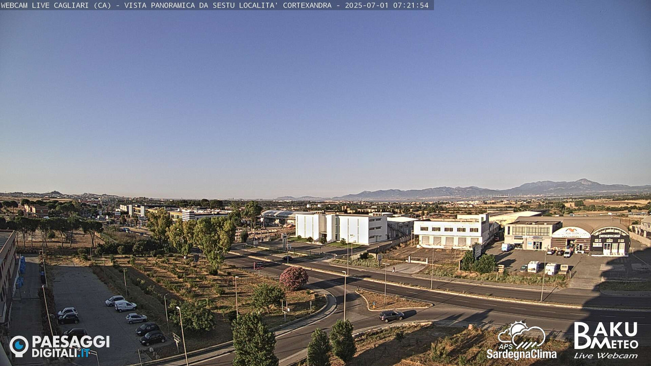 time-lapse frame, Sestu Cortexandra webcam