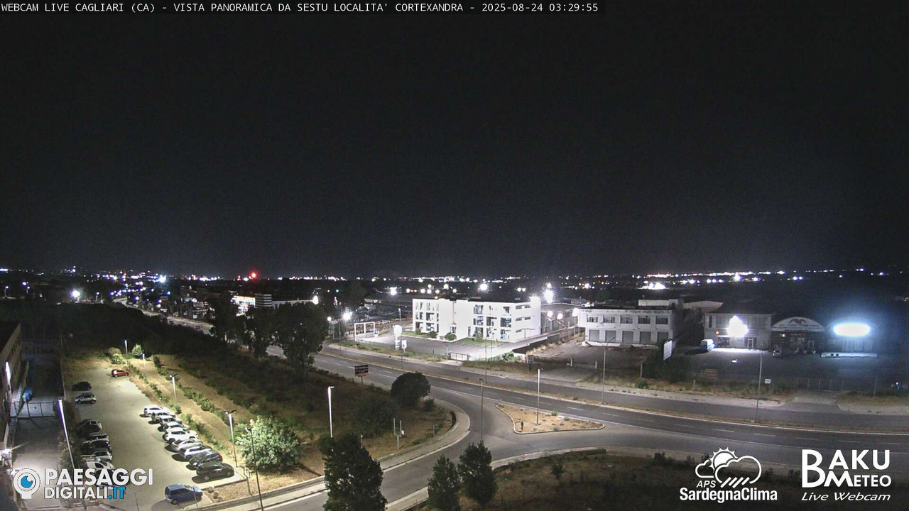 time-lapse frame, Sestu Cortexandra webcam